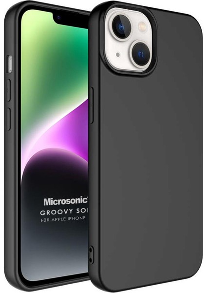 Apple iPhone 14 Kılıf Groovy Soft Siyah