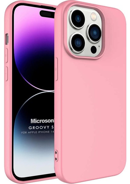 Apple iPhone 14 Pro Max Kılıf Groovy Soft Rose Gold