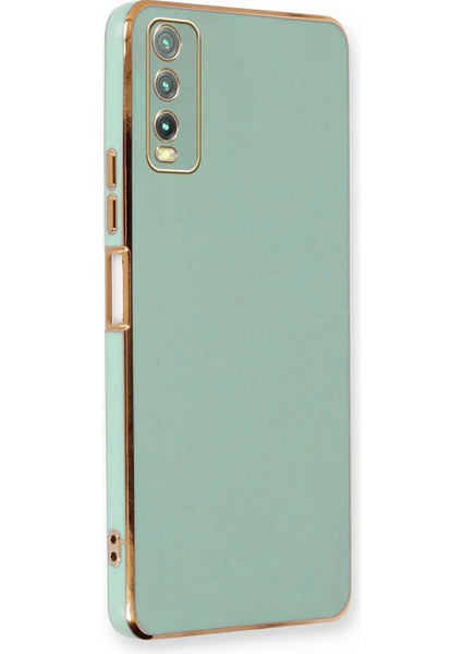 Vivo Y20S Kılıf Olive Plated Yeşil