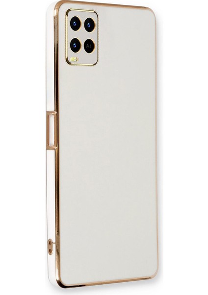 Oppo A54 4g Kılıf Olive Plated Beyaz