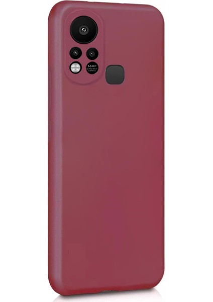 Matte Silicone Infinix Hot 11S Kılıf Mor