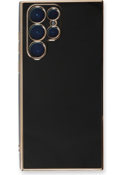 Samsung Galaxy S22 Ultra Kılıf Olive Plated Siyah