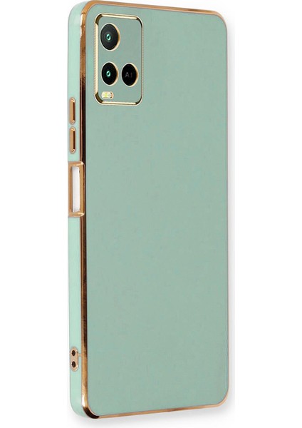Vivo Y33S Kılıf Olive Plated Yeşil