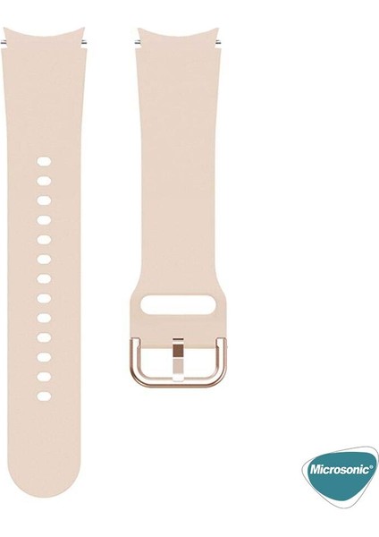 Samsung Galaxy Watch 5 44MM Kordon Solid Silicone Band Pembe modelleri