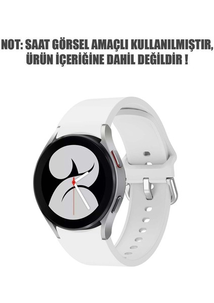 Samsung Galaxy Watch 5 44MM Kordon Solid Silicone Band Beyaz fiyatları