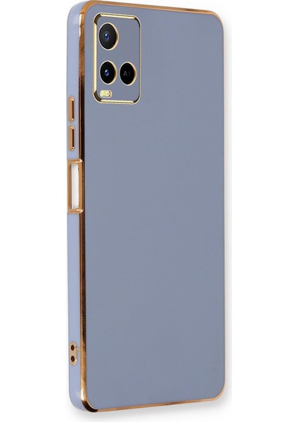 Vivo Y32 Kılıf Olive Plated Lavanta Grisi