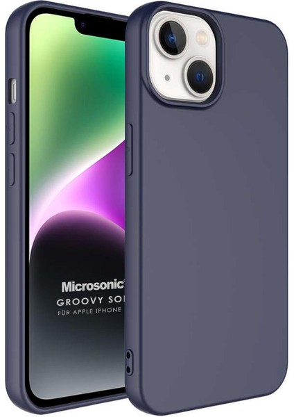 Apple iPhone 14 Kılıf Groovy Soft Lacivert