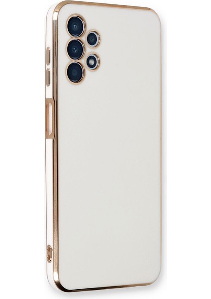 A32 4g Kılıf Olive Plated Beyaz