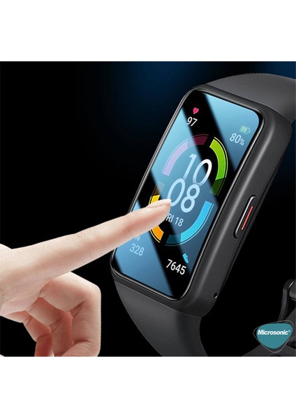 Huawei Band 6 Kılıf 360 Full Round Soft Silicone Gümüş fırsatları