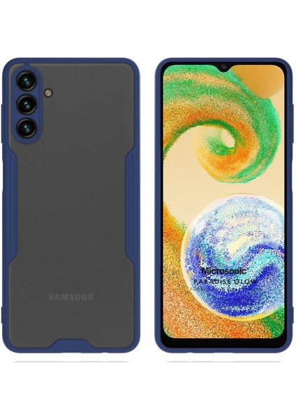 Samsung Galaxy A04S Kılıf Paradise Glow Lacivert