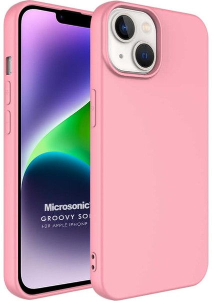 Apple iPhone 14 Plus Kılıf Groovy Soft Rose Gold