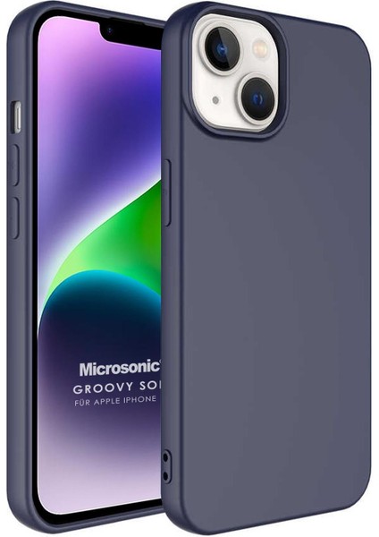 Apple iPhone 14 Plus Kılıf Groovy Soft Lacivert