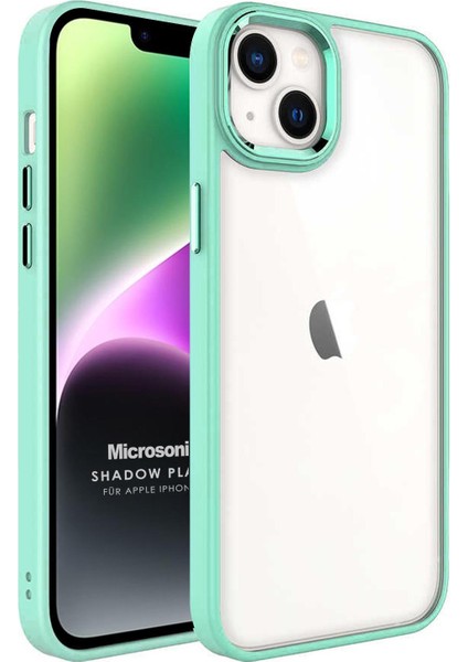 Apple iPhone 14 Kılıf Shadow Planet Açık Yeşil