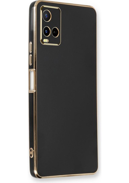 Vivo Y33S Kılıf Olive Plated Siyah