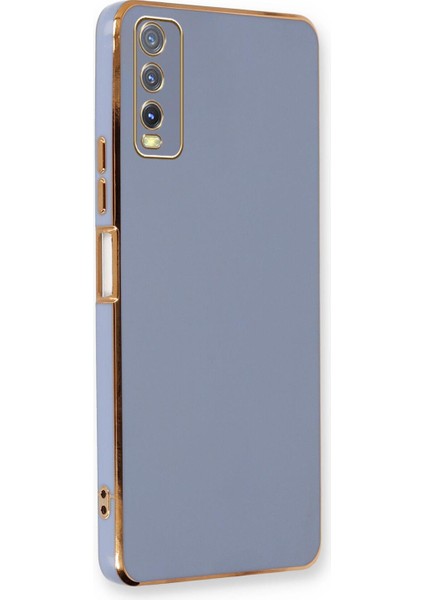 Vivo Y11S Kılıf Olive Plated Lavanta Grisi
