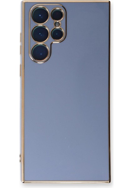 Samsung Galaxy S22 Ultra Kılıf Olive Plated Lavanta Grisi