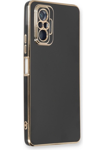 Xiaomi Redmi Note 10 Pro Kılıf Olive Plated Siyah