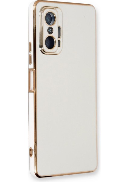 Xiaomi Mi 11T Pro Kılıf Olive Plated Beyaz