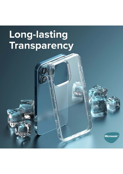 Apple iPhone 14 Pro Kılıf Transparent Soft Beyaz