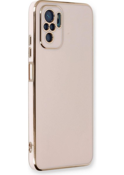 Xiaomi Redmi Note 10 Kılıf Olive Plated Pembe