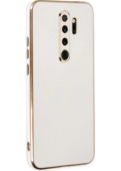 Xiaomi Redmi Note 8 Pro Kılıf Olive Plated Beyaz