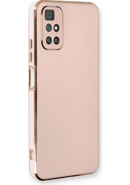 Xiaomi Redmi 10 2022 Kılıf Olive Plated Pembe