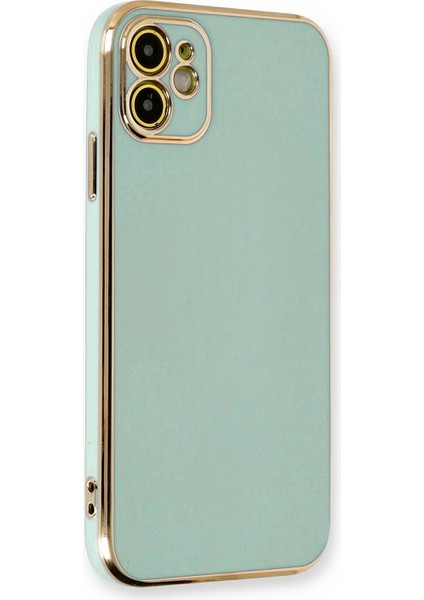 Apple iPhone 12 Kılıf Olive Plated Yeşil