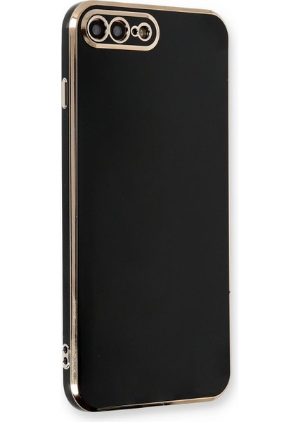 Apple iPhone 8 Plus Kılıf Olive Plated Siyah