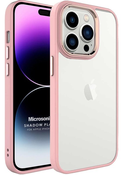 Apple iPhone 14 Pro Max Kılıf Shadow Planet Açık Pembe