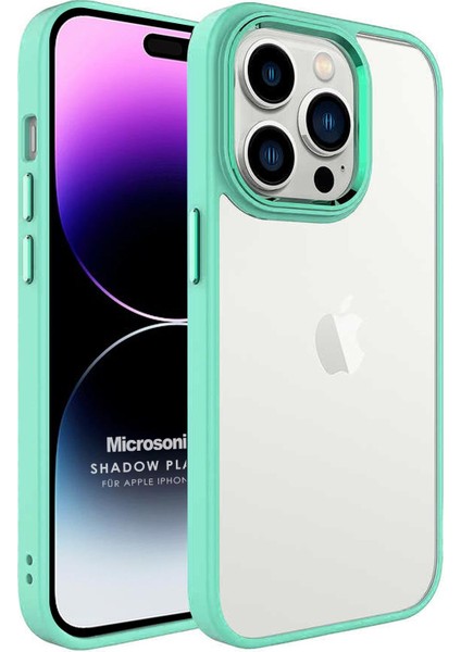 Apple iPhone 14 Pro Max Kılıf Shadow Planet Açık Yeşil
