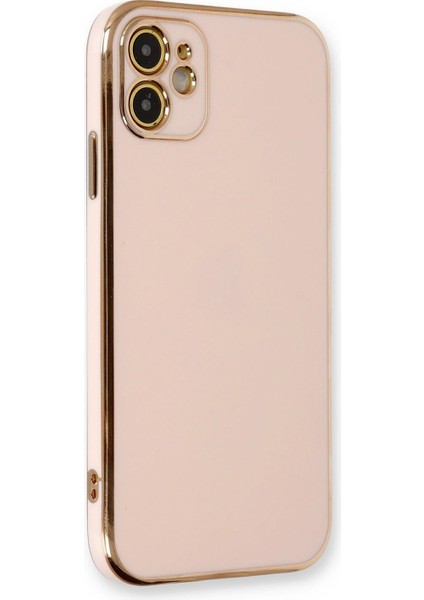 Apple iPhone 12 Kılıf Olive Plated Pembe