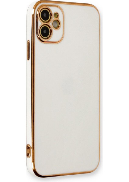 Apple iPhone 11 Kılıf Olive Plated Beyaz