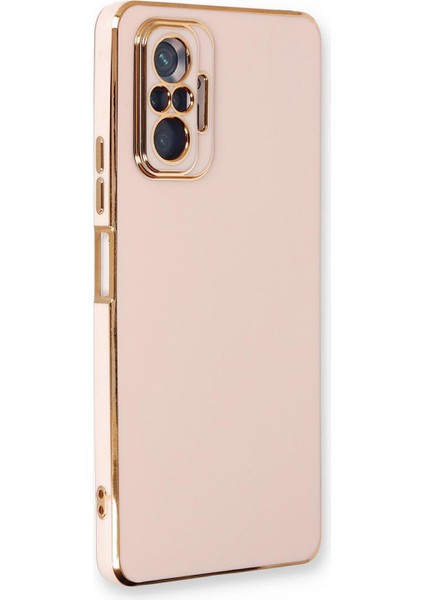 Xiaomi Redmi Note 10 Pro Max Kılıf Olive Plated Pembe