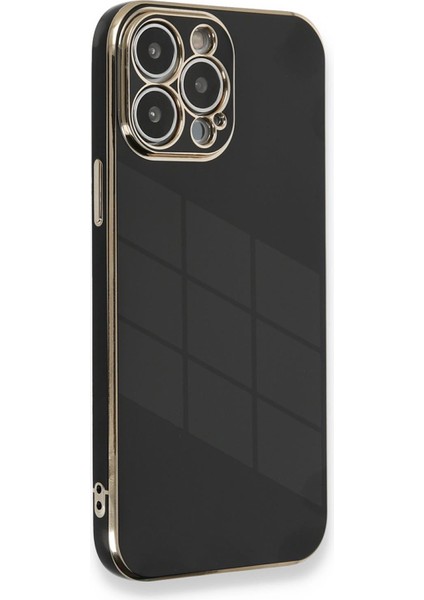 Apple iPhone 12 Pro Max Kılıf Olive Plated Siyah