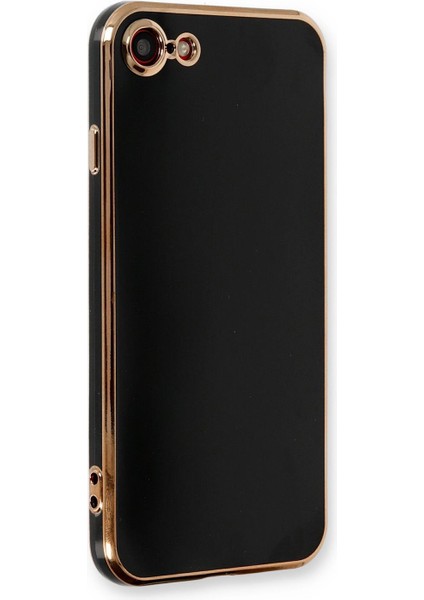 Apple iPhone 8 Kılıf Olive Plated Siyah