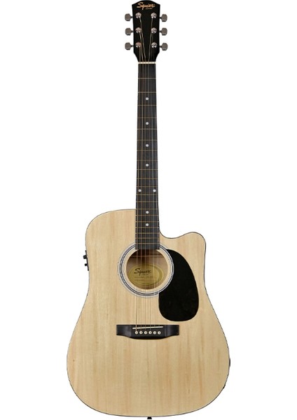 SA-105CE Dreadnought Cutaway Natural Elektro Akustik Gitar