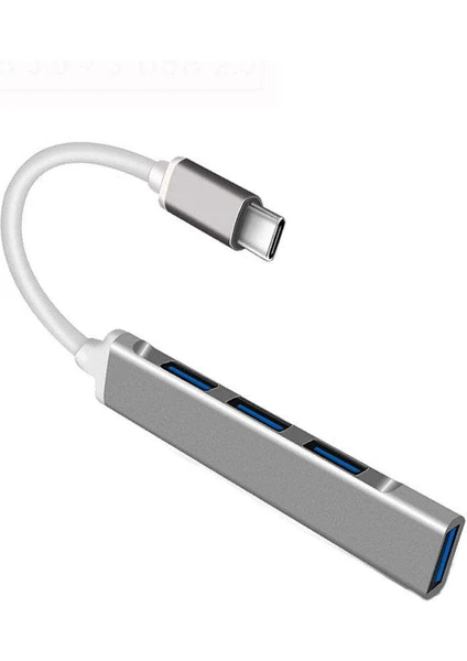 Tr-94 USB C 4 In 1 Hub Type-C To 4x USB A 3.0 Port Adaptör