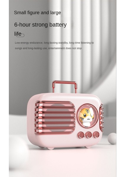 Karikatür Figürlü Bluetooth Hoparlör - Pembe (Yurt Dışından) fiyatları