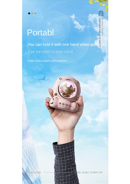 Karikatür Figürlü Bluetooth Hoparlör - Pembe (Yurt Dışından) fırsatları