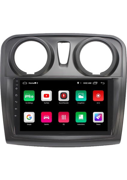 Dacıa Dokker Android 11 Carplay Multimedya Ekran Teyp 2GB+16GB