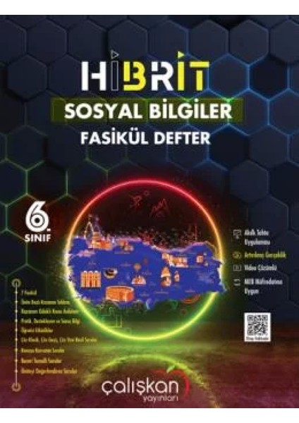 Çalışkan Yayınları 6.sınıf Hibrit Fasikül Defter / Sosyal Bilgiler