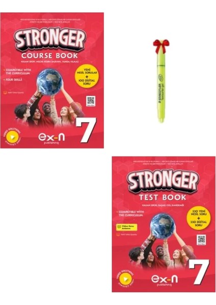 7.sınıf Stronger Course Book ve Test Book