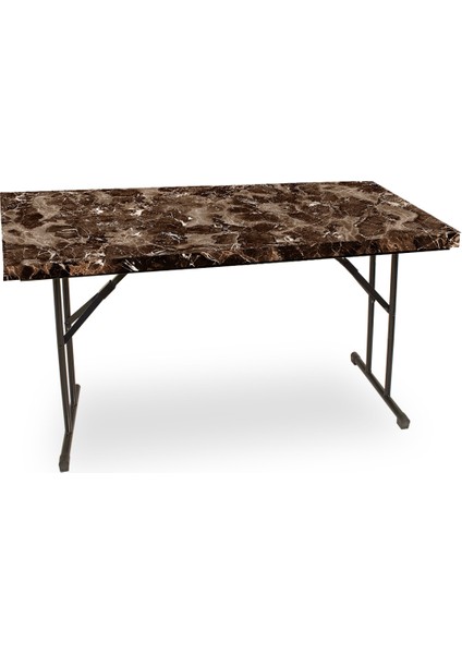 Banket Laminat Masa 80 x 140 cm (Esb-Siyah) - Brownie Mermer