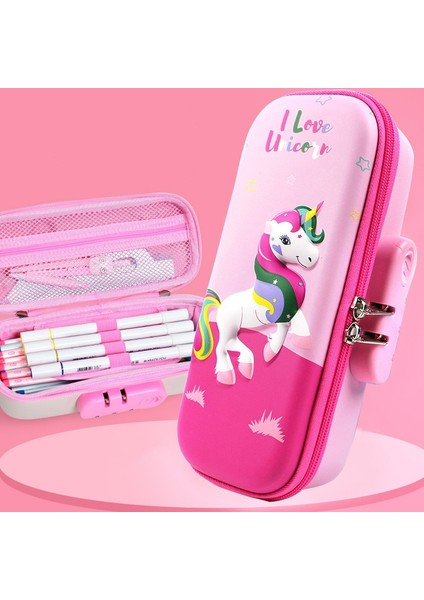 Öğrenci Kalem Kutusu - Pembe (Yurt Dışından)