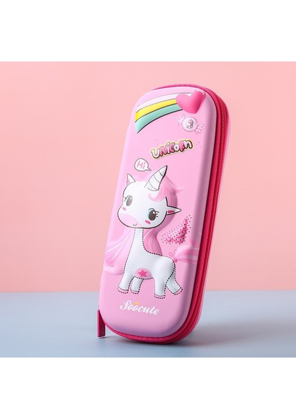 Öğrenci Kalem Kutusu - Pembe (Yurt Dışından)