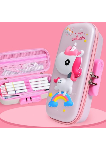 Öğrenci Kalem Kutusu - Pembe (Yurt Dışından)