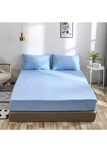 Akfil %100 Pamuk Tek Kişilik Lastikli Çarşaf + Yastık Kılıfı 90 x 200 cm