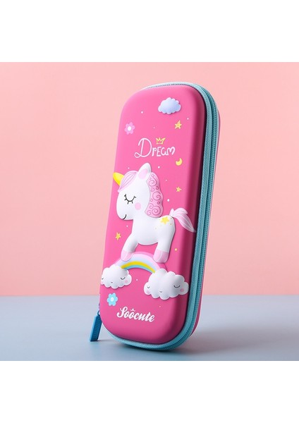 Öğrenci Kalem Kutusu - Kırmızı (Yurt Dışından)