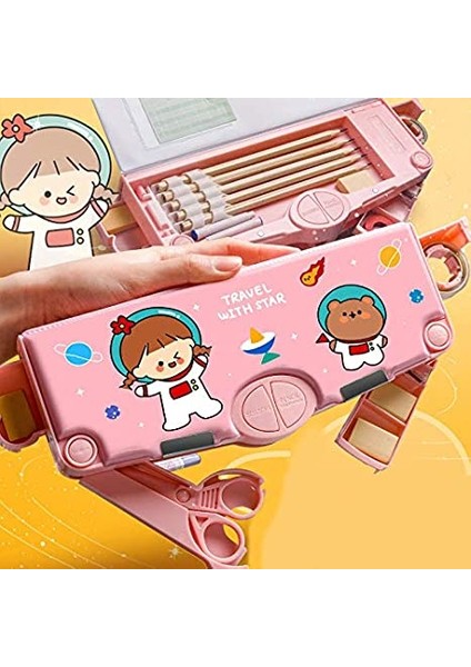 Öğrenci Kalem Kutusu - Pembe (Yurt Dışından) modelleri