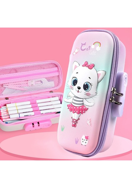 Öğrenci Kalem Kutusu - Pembe (Yurt Dışından)